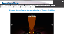 Desktop Screenshot of collegepartynation.com
