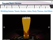 Tablet Screenshot of collegepartynation.com